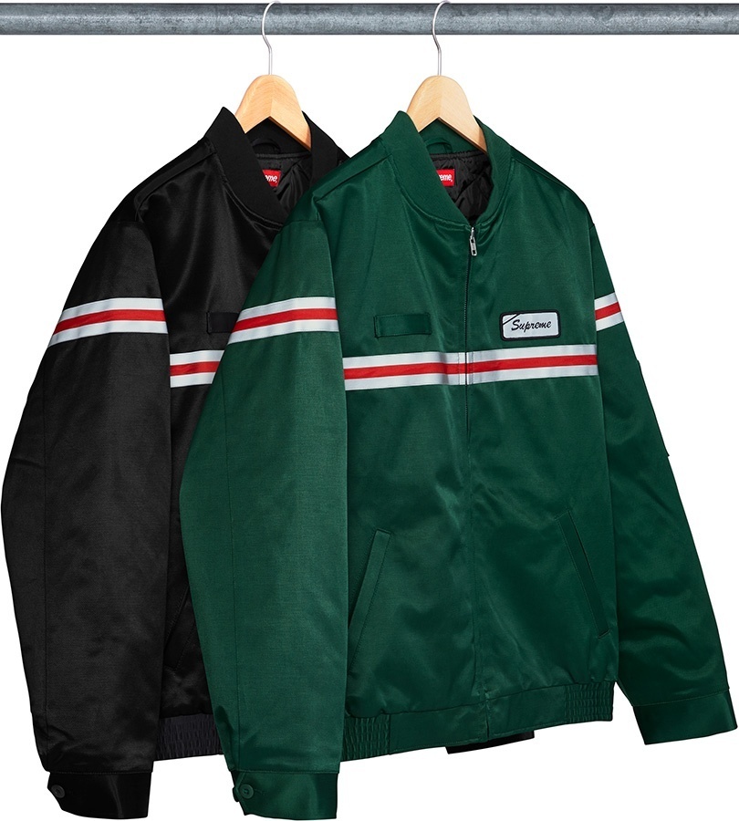 Reflective Stripe Work Jacket